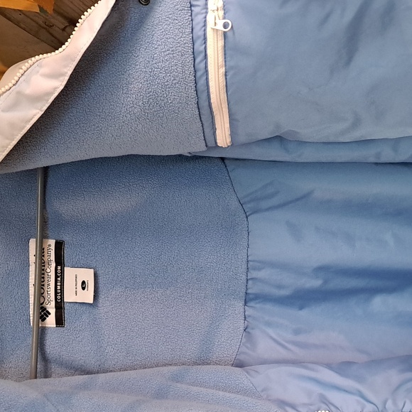 Columbia Women's Winter Coat White and Blue Jacket Size Large. - Picture 12 of 12